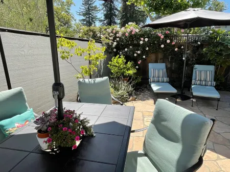 Charming 2-bed cottage in fabulous Napa. Walk to downtown with WiFi, AC