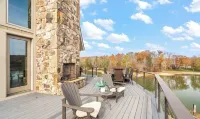 Stunning Views!  Lakefront Luxury w Saltwater Pool, Spa, & Deep-Water Dock