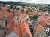 Cozy apartment with terrace in a quiet area Hotels in Schlitz
