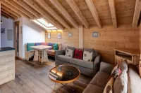 Views of Bruson & Petit Combin range from the top floor of the Alpine residence