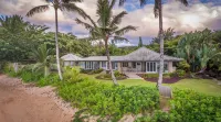 Ocean Views and Lush Gardens - Luxurious Beachfront Haven Hotels in Kalihiwai