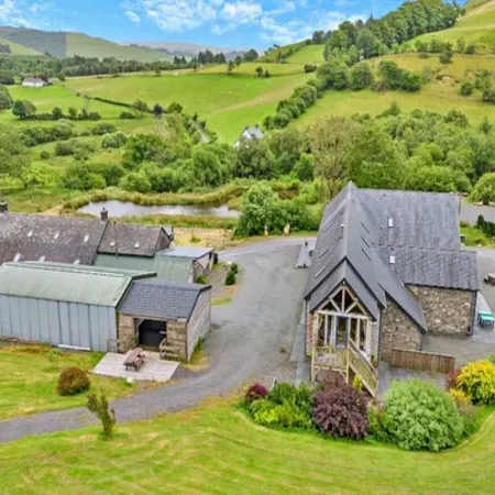 Barn in Wales with Swim Spa & Scenic Views