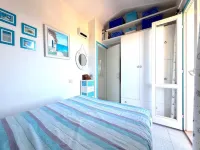 Charming sea-view apartment with pool - バルコニー