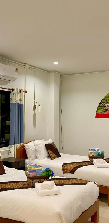 ห้องพร้อม 2 เตียงเดี่ยว