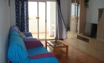 Apt on the Ground Floor, with a Large Terrace, Two Bedrooms and AC