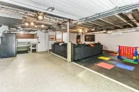 Central Omaha Pool w/ Spa Oasis + Fire Pit + 3 Living Rooms