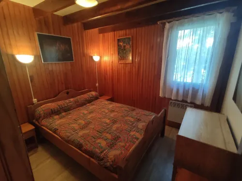Half wooden CHALET in a clearing in Pyrenees 2000