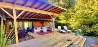 Romantic LOG CABIN on Stilly River w/ Hot tub! Setup for 2 people only Hotels near Seattle Premium Outlets