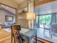 Quiet, spacious home with large deck in secluded Forest Oaks in central Edmond .