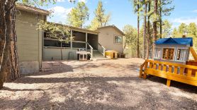 Green Elk Retreat Cabin, Cozy Cabin - large side yard with wildlife