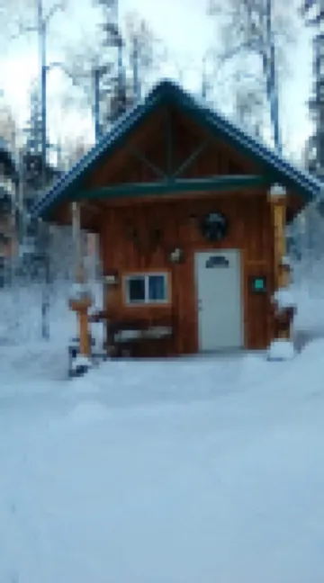 One bedroom cabin with inside toilet and stand up loft.  PET FRIENDLY!