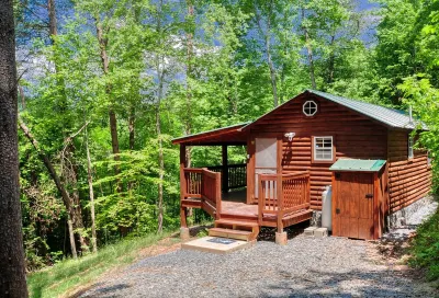 Tiny Cabin-HOT TUB, private, quiet side of the Smokies