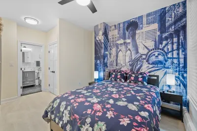 NEW-Free Prkg-2BR/2.5Bath/3 Queen Size Beds-Duplex Hotel in zona Hudson River Waterfront Walkway