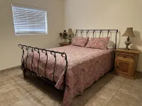 Cozy pet friendly house with a great outdoor space, and fully stocked kitchen.