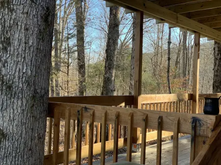 WINDROCK CABIN THAT IS 5 MINUTES AWAY FROM GENERAL STORE AND TRAIL HEADS BEAUTY!