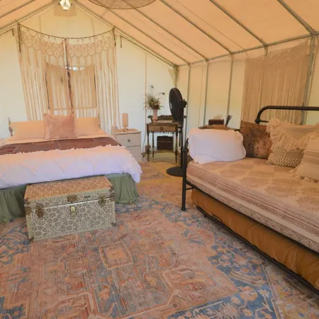 Scottland Yard Farm's Honey Suckle Family Glamping Tent