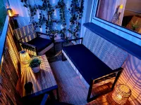 Ferienwohnung Sonnenhang im Boho-stil mit Balkon