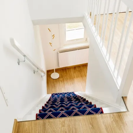 Modern apartment in a half-timbered house in the city center