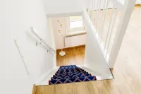 Modern apartment in a half-timbered house in the city center