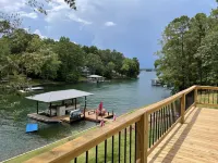 Mid lake, pet friendly 4 bedroom, 3 bath with protected swim area