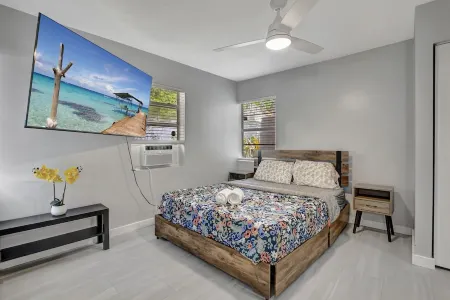 Spacious studio, 2 blks walk to Ave, close to beach, pets allowed, free parking