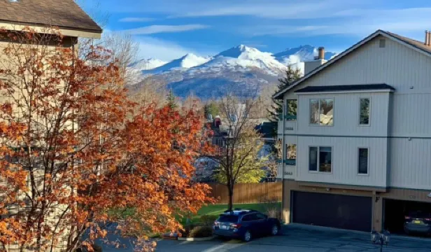 Lakeside Escape in the Heart of Anchorage - 2BR/2BA Condo -Views, Garage, Patio