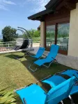 Villa with wonderful lake Garda view, garden and swimming pool Hotel di Lonato del Garda