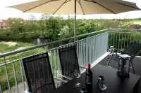 NEW: Apartment on the beachfront with infrared cabin and balcony