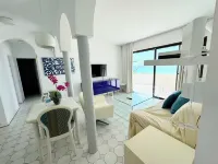 2-room apartment, 50 meters to the beach, panoramic sea view