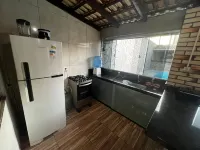 House with swimming pool and barbecue.