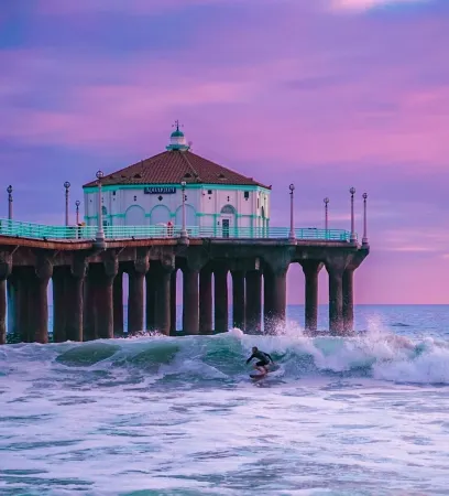 2-bedroom apartment in wonderful Redondo Beach with WiFi, pool, jacuzzi, gym, Отели в г. Редондо-Бич