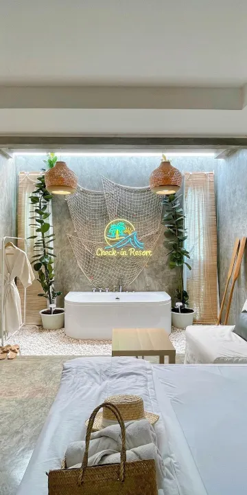 ห้องดีลักซ์, เตียงคิงไซส์ 1 เตียง, ปลอดบุหรี่, อ่างอาบน้ำ