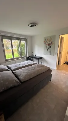 Cozy vacation apartment with garden in Schönefeld near Berlin