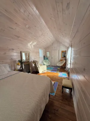 Tiny House located behind the Bell Buckle Mosaic House in Bell Buckle, Tennessee