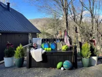 MtView TheaterGameRm Heated Floors Fire-pit Playground Tennis and Basketball