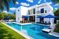 Villa Pearl private pool 5 min walk to the beach 8 min walk to 5th Avenue
