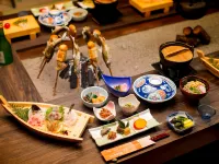 SHINIYAONSEN HOTEL KAZURABASHI - petit déjeuner