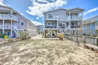 Coastal Oasis w/ Decks: Walk to Holden Beach! - parking