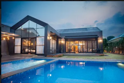 De Black Challet Villa Hôtels à : Cibeureum