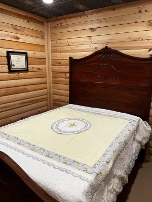 Secluded cabin with loft near a creek.  Perfect get a way for relaxation.