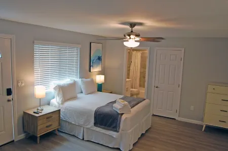 Remodeled, Ground Floor Studio #2 just 167 steps to the Best Beach in San Diego! Отели рядом с достопримечательностью «Ошен Дискавери Институт»