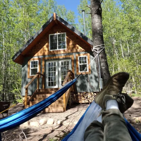 Story-book Cabin in the Woods above Lake Superior, near Grand Marais. -New Sauna