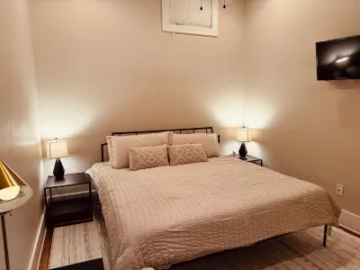 Downtown Getaway with Gated Parking & Two King Size Beds!