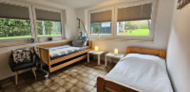 3 stars: Apartment on the ground floor, also suitable for wheelchair users