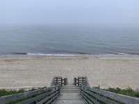 Maushop Village Getaway with Ocean Views, Steps to Private Beach - Beach