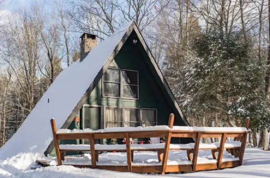 Pocono Summer Paradise: A-Frame, Sauna, Hot Tub, Fire Pit