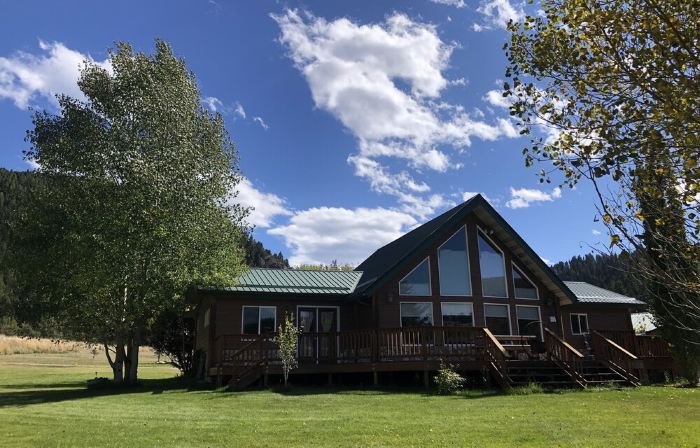 Three bedroom,  two bath on the Middle Fork of Rock Creek