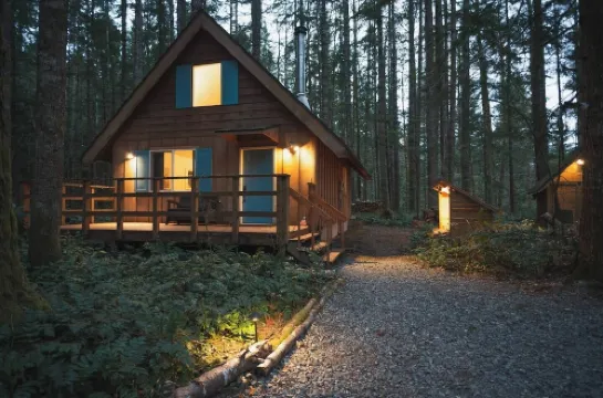 🏔 Blue Ox Basecamp Cabin: WiFi, Hot tub, Fireplace by Mt Rainier National Park