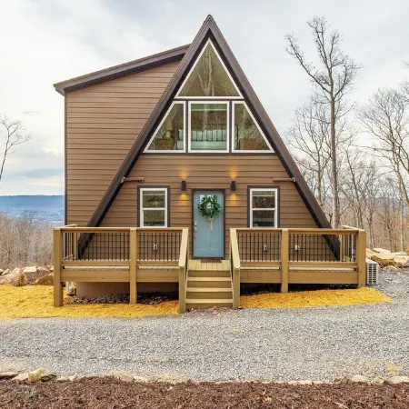 A-Frame Cabin /w Incredible Mountain & Sunset Views! Hang Gliders fly overhead