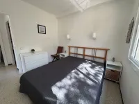 30m from the beach, overlooking the port, apartment with beautiful balcony and wifi